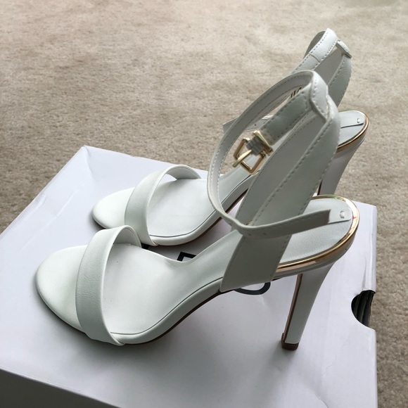 Aldo Shoes - ALDO ankle strap leather heels Sz 6.5 BRAND NEW